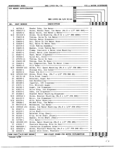 Ice And Water Dispenser Page 2 Diagram and Parts List for 19993A  Admiral Refrigerator