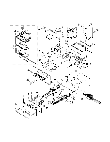 Shelf parts Diagram and Parts List for 59672383412  Amana Refrigerator