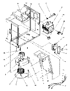 Electrical Parts & Components Diagram and Parts List for AOR27DE-P1132341NE  Amana Microwave