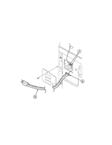 Lead-in Cord Diagram and Parts List for AGS20AWF  Speed Queen Dryer