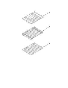 Rack Parts Diagram and Parts List for MGR6875ADB26  Maytag Range