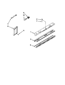 Control Panel Parts Diagram and Parts List for JS48CXDBDB13  Jenn-Air Refrigerator