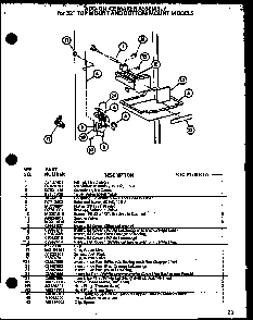 Add-on Icemaker Diagram and Parts List for TM16QB1L-P1111204WL  Amana Refrigerator