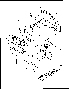 Evaporator Assembly Diagram and Parts List for TV18S3W-P1194901W  Amana Refrigerator