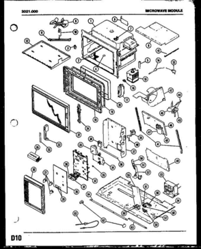 Part Location Diagram of M30D76 Whirlpool TIMER