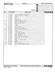 Water Carrying Parts Page 2 Diagram and Parts List for 6432A  Norge Washer