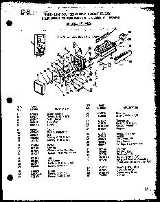 Section 2 Diagram and Parts List for UF22C P60345-72W Amana Freezer
