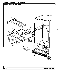 Fresh Food Compartment Diagram and Parts List for NNT170KA CC29A Maytag Refrigerator