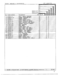 Shelves/accessories Page 2 Diagram and Parts List for HMG621267  Admiral Refrigerator