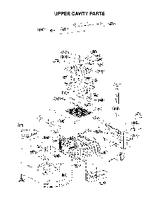 Upper Cavity Parts Diagram and Parts List for 72196043610  Kenmore Range
