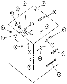 Electric Components Diagram and Parts List for RST378NW  Caloric Range