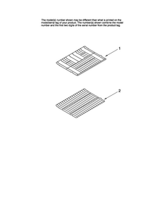 Rack Parts Diagram and Parts List for MGR6751BDS18  Maytag Range