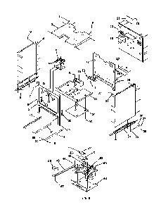Cabinet Diagram and Parts List for ARG7301L-P1143330NL  Amana Range
