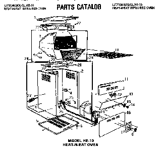 Section 13 Diagram and Parts List for 70 0502 Amana Microwave