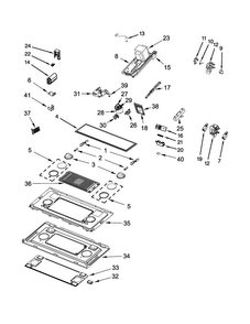 Part Location Diagram of W10654462 Whirlpool CAPACITOR, HIGH VOLTAGE