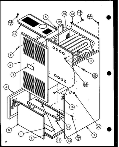 Part Location Diagram of C6415906 Whirlpool Insulation ht. exc