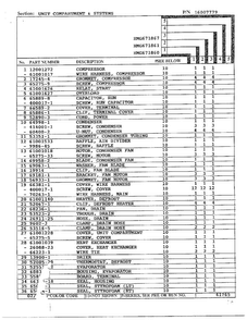 Unit Compartment And System Page 2 Diagram and Parts List for HMG671860  Admiral Refrigerator