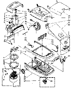 Vacuum Cleaner Parts Diagram and Parts List for 1162543082  Kenmore Canister Vacuum