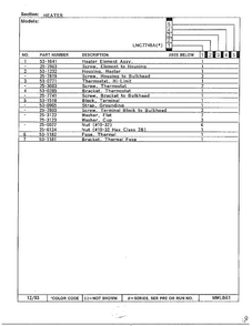 Heater Page 2 Diagram and Parts List for 7748A  Norge Dryer