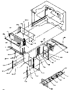 Evaporator Area Diagram and Parts List for TG18R2-P1181701WW  Amana Refrigerator