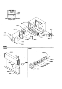 Evaporator/fan Motor Assemblies Diagram and Parts List for TS122VE-P1306602WE  Amana Refrigerator