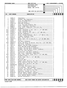 Unit Compartment And System Page 2 Diagram and Parts List for 19572A  Admiral Refrigerator