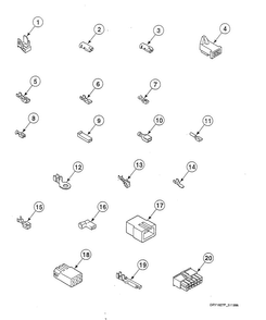 Terminals Block Diagram and Parts List for SSE007WF1500  Speed Queen Dryer