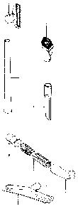 Cleaning Tools Diagram and Parts List for U4727-900  Hoover Upright Vacuum