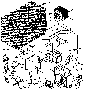 Switches And Microwave Diagram and Parts List for 5658929190  Kenmore Microwave