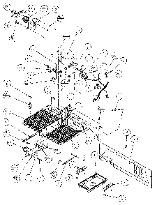 Machine Compartment Diagram and Parts List for SX120J-P7870122W  Amana Refrigerator