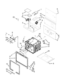 Oven Parts Diagram and Parts List for JLRP436WP00  Jenn-Air Range
