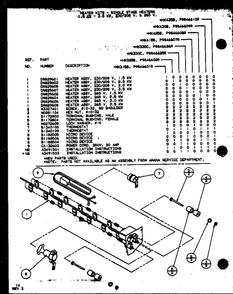 Pheater Kits - Single Stage Heaters Diagram and Parts List for CBK320B1 P6476302R Amana Air Conditioner