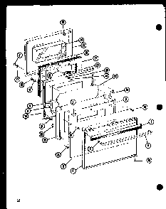 Section 9 Diagram and Parts List for AKC-4B P85123-8S Amana Cooktop