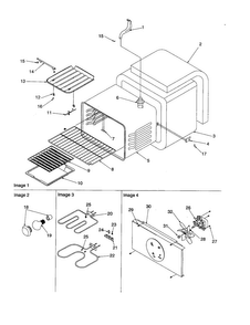 Cavity Diagram and Parts List for ARTC7522E-P1143817NE  Amana Range