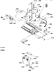 Machine Compartment & Muffler Assy Diagram and Parts List for SBDE522VW-P1320305WW  Amana Refrigerator