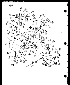 Blower Diagram and Parts List for RMC-20B P74130-8M Amana Microwave