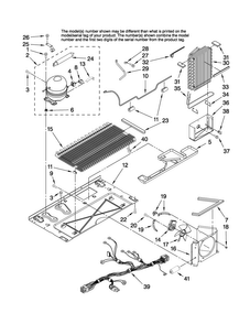 Unit Parts Diagram and Parts List for AS2626GEKS14  Amana Refrigerator