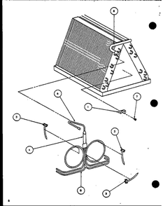 Diagram 1 Diagram and Parts List for CCU24 P1101803C Amana Air Conditioner
