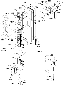 Freezer Door Diagram and Parts List for SQD25TW-P1190427WW  Amana Refrigerator