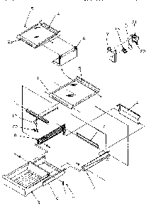 Section 9 Diagram and Parts List for TR21S4E-P1196104WE  Amana Refrigerator