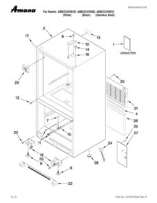 Part Location Diagram of W10366212SP Whirlpool MANUAL, OWNERS