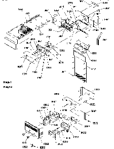 Ice Maker/control Assy Diagram and Parts List for SRD27S2L-P1190329WL  Amana Refrigerator