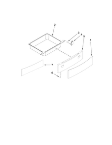 Drawer And Rack Parts Diagram and Parts List for JES9800CAF17  Jenn-Air Range