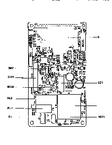 Circuit Board (Part No 16326) Diagram and Parts List for 56568480790  Kenmore Microwave