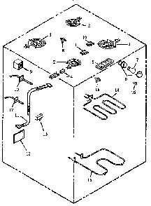 Page 6 Diagram and Parts List for CARS636E-P1130631NE  Amana Range