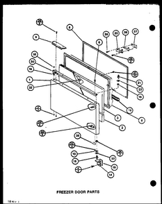 Section 5 Diagram and Parts List for BR20N-P7812526W  Amana Refrigerator