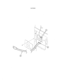 Lead-in Cord Gas Models Diagram and Parts List for ADE30RGS171TW01  Speed Queen Dryer
