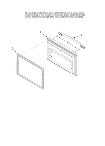 Part Location Diagram of W10123790 Whirlpool HANDLE
