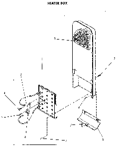 Heater Diagram and Parts List for NE8833L43938  Speed Queen Dryer