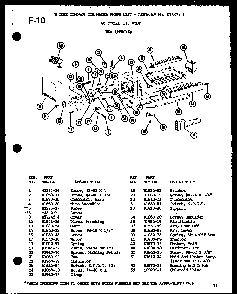 8 Cube Compact Ice Maker Diagram and Parts List for TC18GG-P75535-11W  Amana Refrigerator